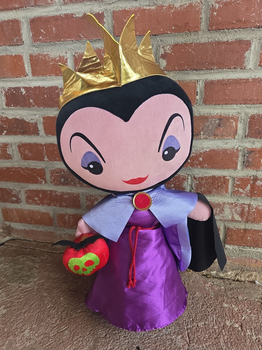 Rare Disney Evil Queen 22" Tall Plush Halloween Door Greeter Snow White